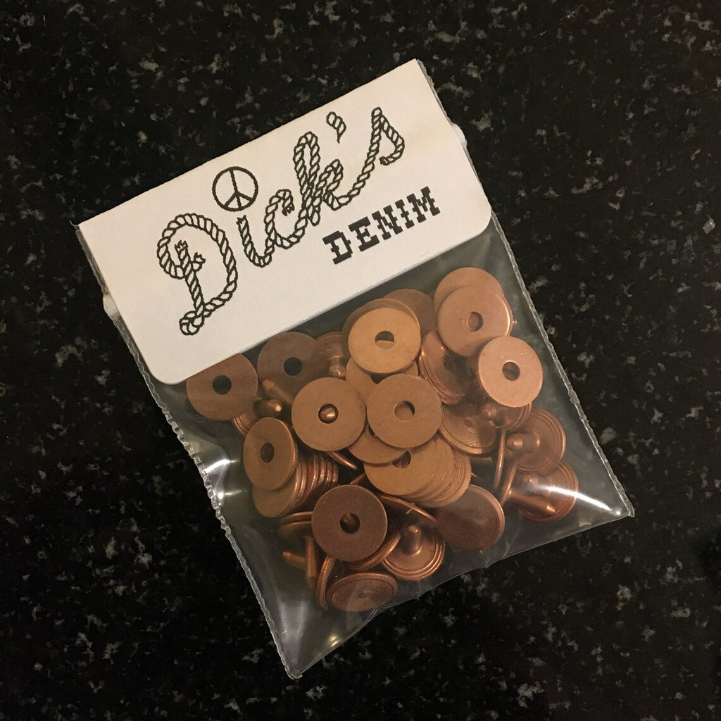 Copper Jean Rivets (Short, Medium, Long)