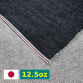 12.5oz Selvedge Denim Fabric - Indigo