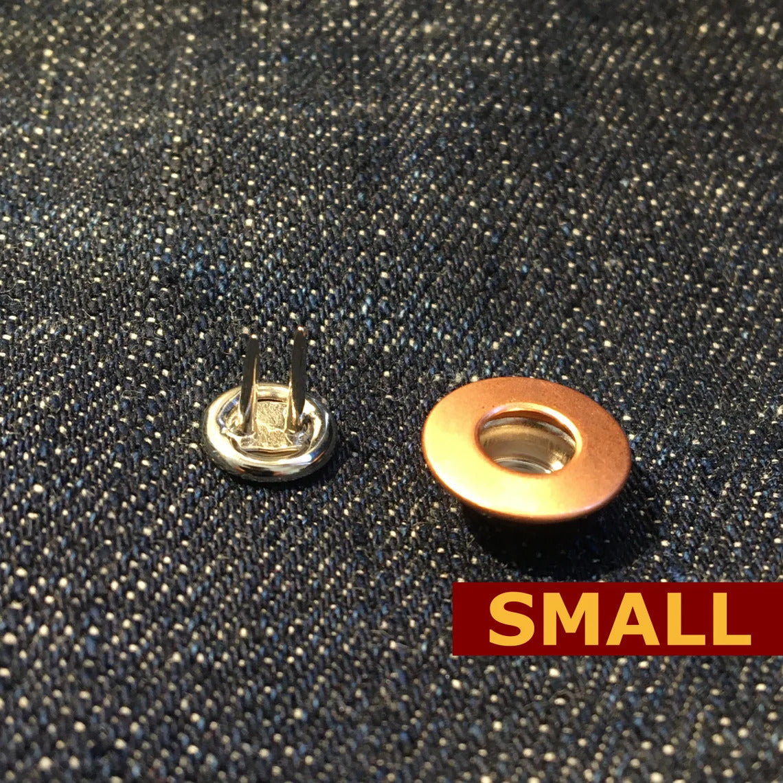 Jean Fly Button (14mm) — Copper Donut