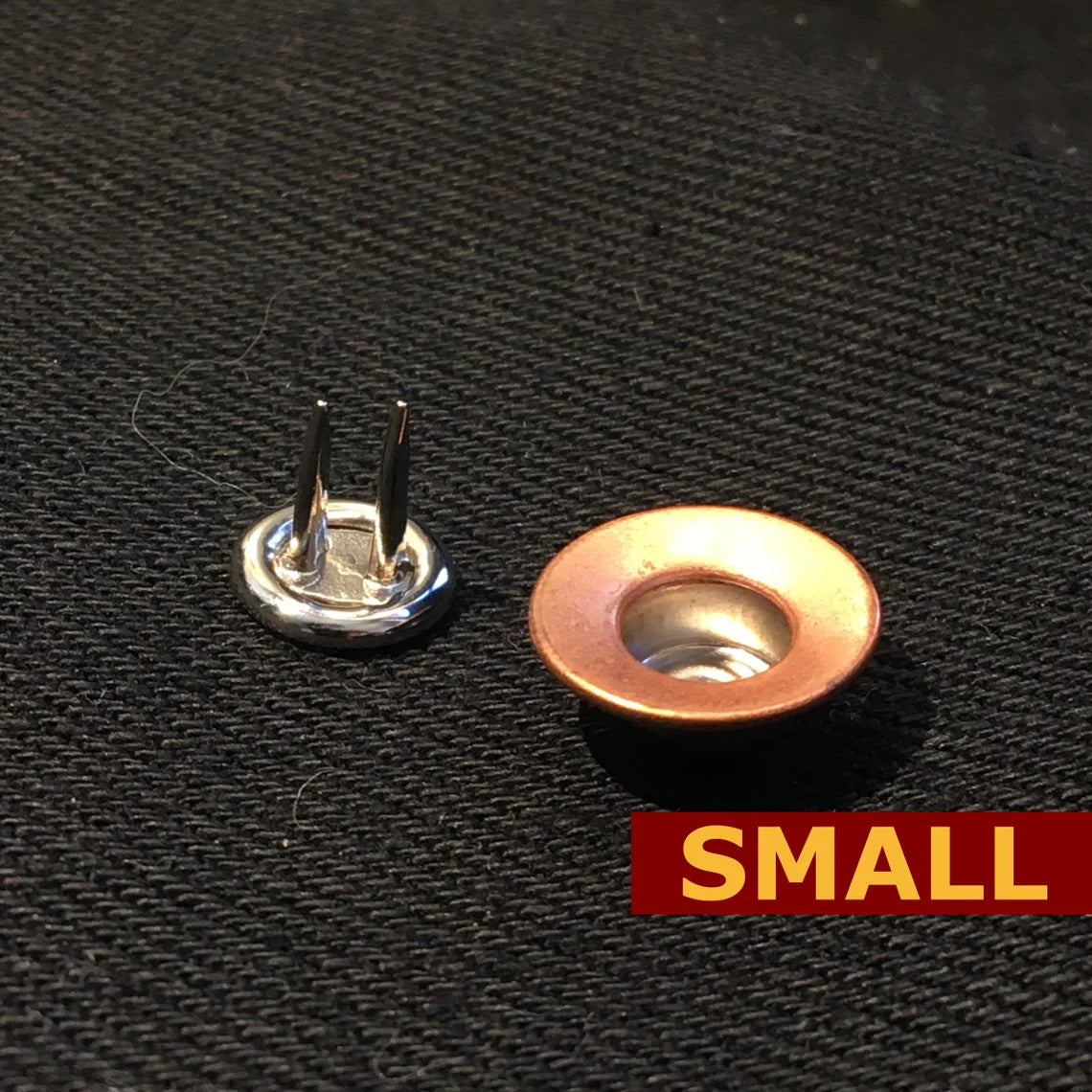Jean Fly Button (14mm) — Copper Cone Shaped