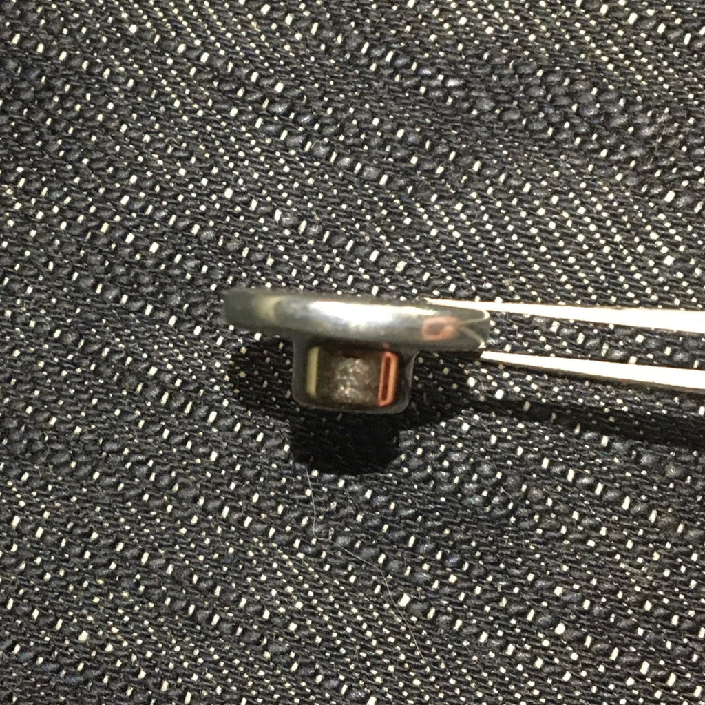 Silver Jean Button (17mm) — Donut Shaped