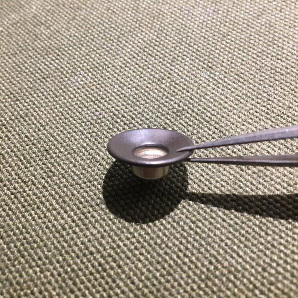 Jean Top Button (17mm) — Black Cone